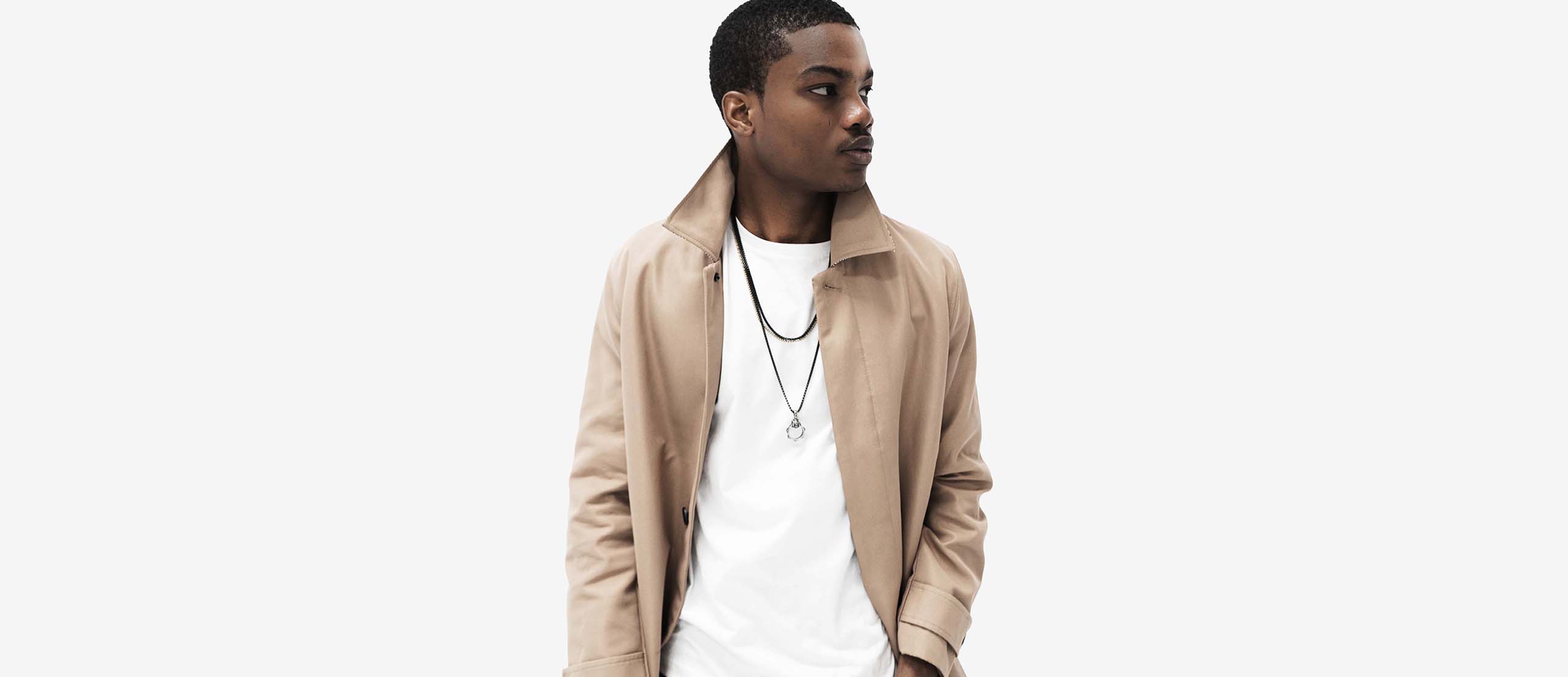 Products Post Cotton Trench Coat Feature